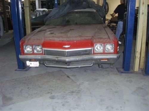 1972 chevrolet impala convertible barn find