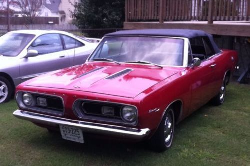 1967 plymouth barracuda base 4.5l