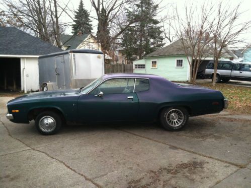 1973 plymouth satellite/roadrunner 5.2l coupe
