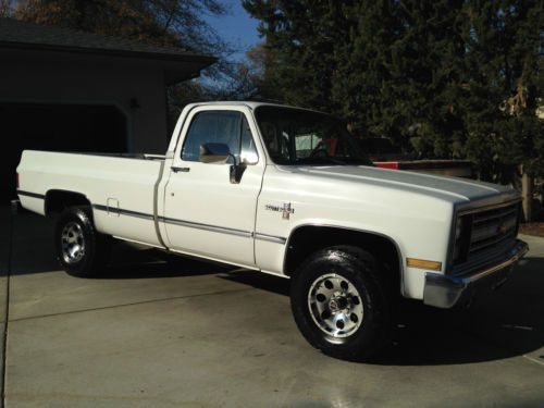 1987 chevy 4x4 rust free low miles
