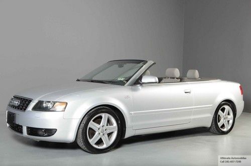 2004 audi a4 convertible 68k miles xenons leather heated seats alloys bose clean