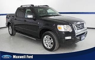 08 explorer sport trac limited 4x4, 4.6l v8, auto, leather, sunroof, clean!
