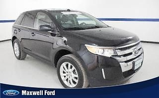 13 ford edge 4dr limited fwd leather chrome alloys ford certified pre owned