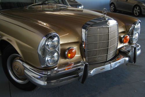 1967 mercedes benz 250se w111 coupe sunroof, new interior, will ship world wide