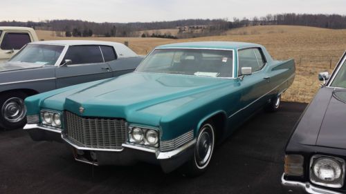 1970 cadillac deville(same owner since 1973)pretty nice old car