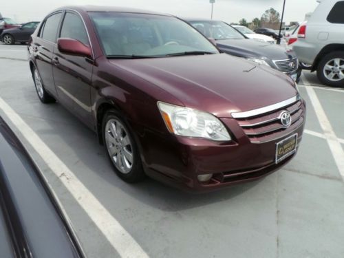 2006 toyota avalon xls maroon tan leather 112k miles sunroof ship assist red tex
