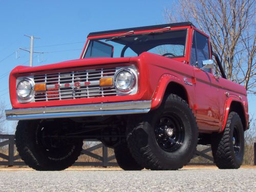 Awesome 1975 ford bronco classic 4wd restored automatic 302 ready to sow and go!