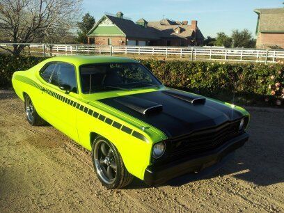 Muscle car pro touring 1973 plymouth duster 340 4 speed factory a/c arizona car!