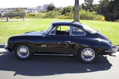 1965 porsche 356 last year of the 356 matching 2 owner car black california car