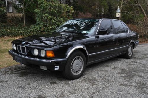 1989 bmw 735il rust free, running car for project or parts needs tlc no reserve!