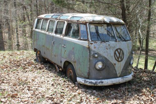 1966 vw volkswagon deluxe microbus 21 window type 2 has sunroof and title