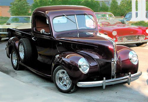 1940 ford pickup, body off restoration completed in 2008, turnkey street rod
