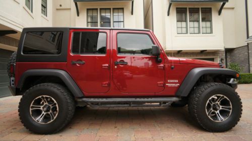 2012 jeep wrangler unlimited sport (mint condition with upgrades)