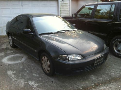 Purchase Used 1995 Honda Civic Ex Coupe Black On Black On