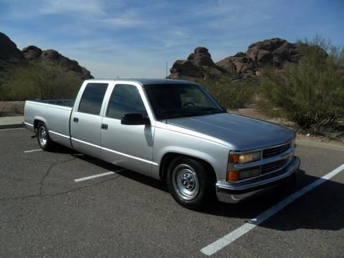 1999 chevrolet c/k 3500 crew cab long bed lowered 1 ton