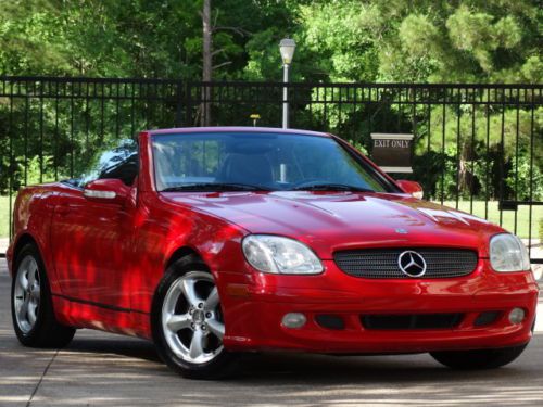 2001 mercedes-benz slk320 convertible~hardtop~low miles~tx owner~must see!!!!!!!