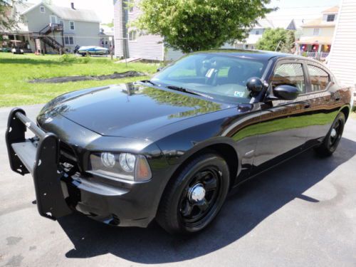 2008 dodge charger r/t police package 29a hemi 5.7 low miles! black * mint!!