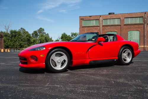 1993 viper rt/10, 1,652 miles, 1 owner, documented, 1 of 895 produced