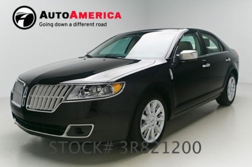 2012 lincoln mkz sunroof htd/cld leather park assist clean carfax one 1 owner