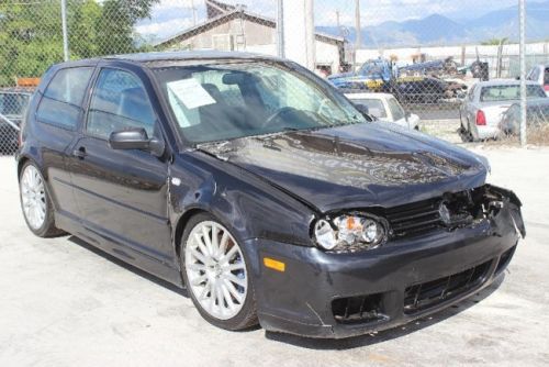 2004 volkswagen r32 vr6 damaged wrecked fixer runs! clean title! must see! look!