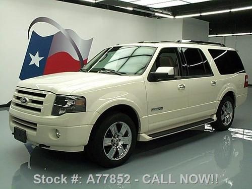 2007 ford expedition el limited 4x4 sunroof nav dvd 61k texas direct auto