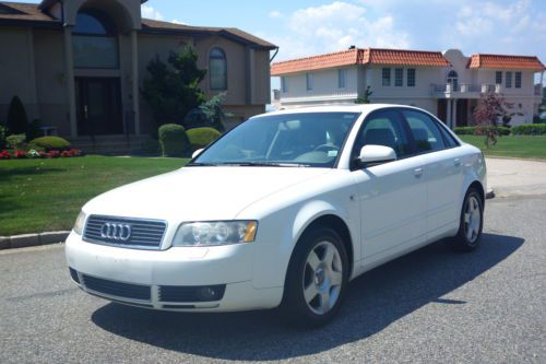 No reserve!! white a4 very clean, new audi trade, everything is clean no reserve