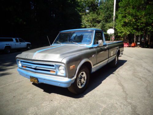 1968 chevy truck no reserve rebuilt 327 3sp 12bolt runs and drives 2nd owner