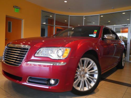 2012 limited low miles deep cherry red pano roof 20&#034; wheels alpine audio