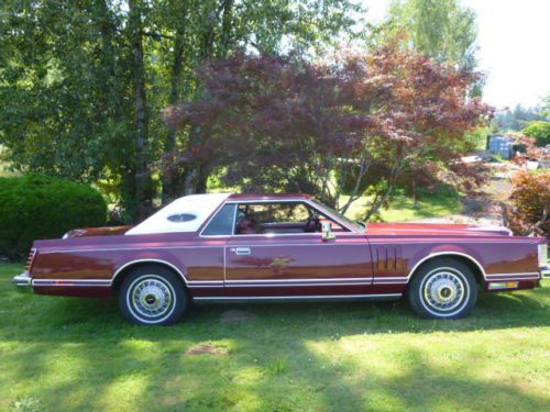 1978 continental mark v - spectacularly preserved -- 14,409 actual miles