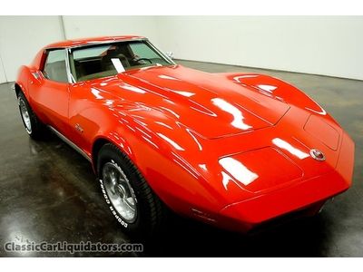 1973 chevrolet corvette 350 4 speed ps console matching numbers tach dual exhaus