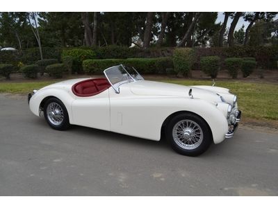 54 jag xk120 2-seat roadster (ots). concours condition. ready to show or drive