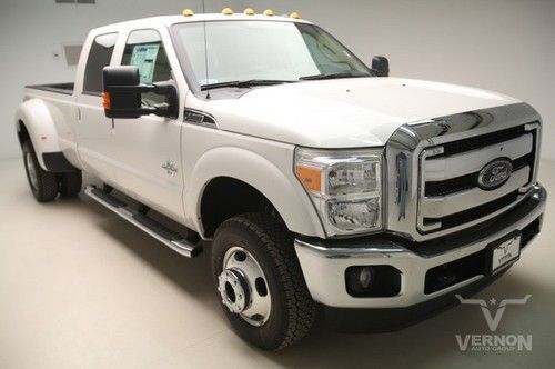2013 drw lariat crew 4x4 fx4 longbed navigation sunroof leather heated diesel