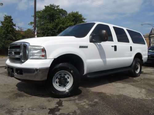 White 4x4 xlt turbo diesel 100k miles tow pkg 3rd row rear air boards ex fed suv