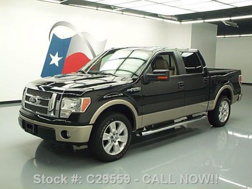 2010 ford f150 lariat crew climate leather rear cam 18k texas direct auto