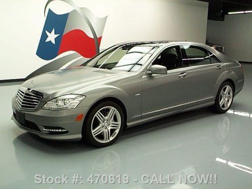 2012 mercedes-benz s550 p2 pano roof nav designo 23k mi texas direct auto