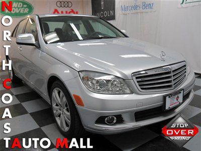 2009(09)c300 4matic fact w-ty 1-owner silver/black heat save huge!!!!