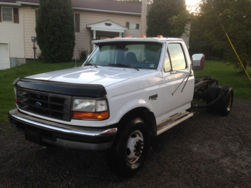 1996 ford f-350 super duty cab &amp; chassis 7.3l turbo diesel