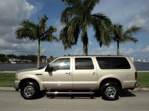2004 ford excursion turbo diesel limited 4x4 1own tv/dvd non smoke no reserve!!!