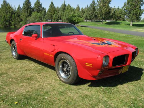 1973 pontiac trans am, phs, low miles, numbers match, female owned.