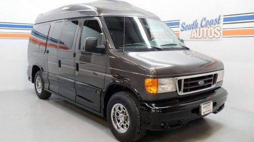 E-250, high top conversion van, leather, dvd lcd, warranty, we finance