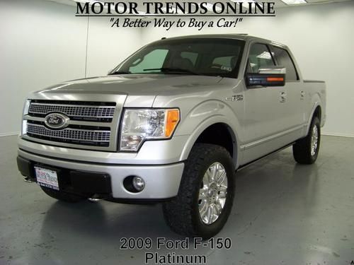 4x4 platinum navigation rearcam roof leather htd ac seats 2009 ford f150 53k