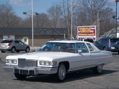 1976 cadillac coupe deville -  38,000 actual miles