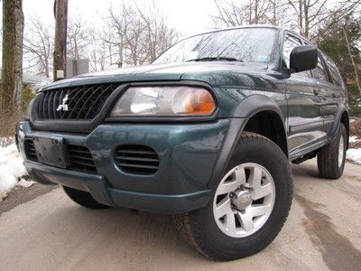 03 misubishi montero sport ls v6 3.0l 4wd cleancarfax noaccidents low miles!!!