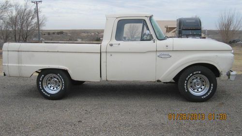 1966 ford f100 short wide bed pickup truck