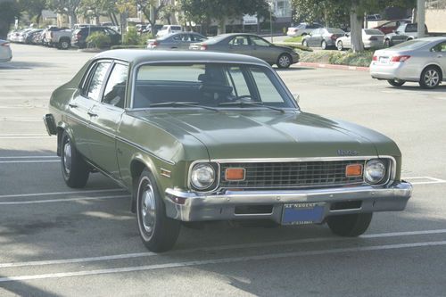 1973 chevrolet nova 250 - very clean, all original, low miles