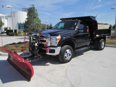 2012 ford f350 the boss snow plow 8' 6" road salter 2k miles