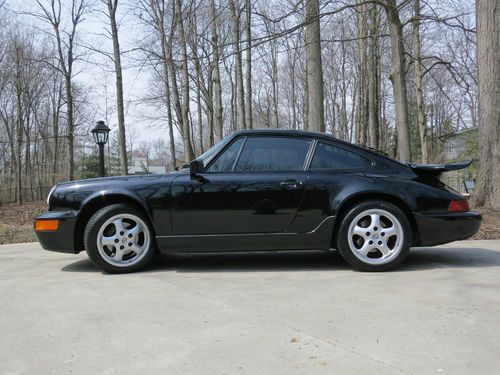 Exceptionally well maintained black 1991 porsche 911 c2 tiptronic transmission