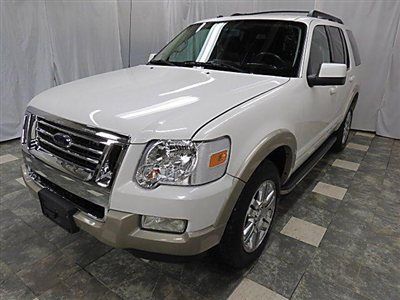 2010 ford explorer eddie bauer 4x4 navigation mroof 3rd row leather sharp loaded