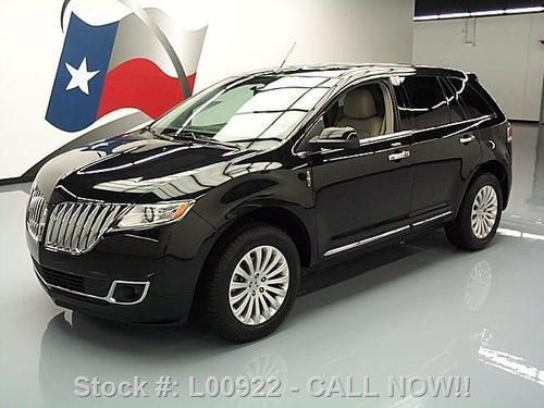 2013 lincoln mkx climate leather paddle shift only 21k! texas direct auto