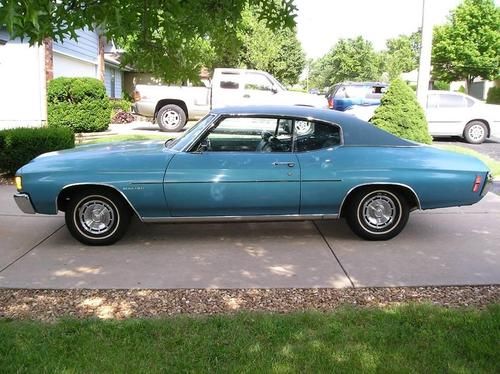 1972 chevrolet chevelle malibu only 11470 original miles  must see to believe
